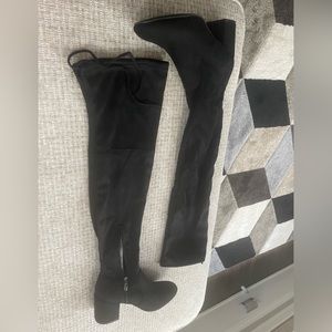 Catherine Malandrino Black Over the Knee Boots